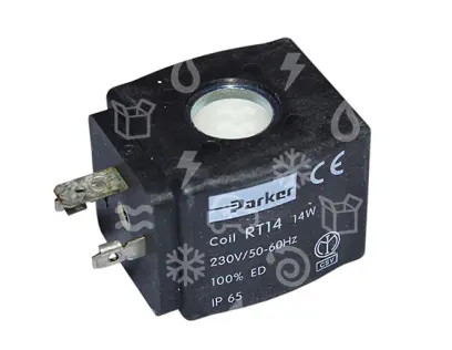 cívika solenoid ventilu PARKER RT14-YB14, 230V, 50 Hz, 14 W